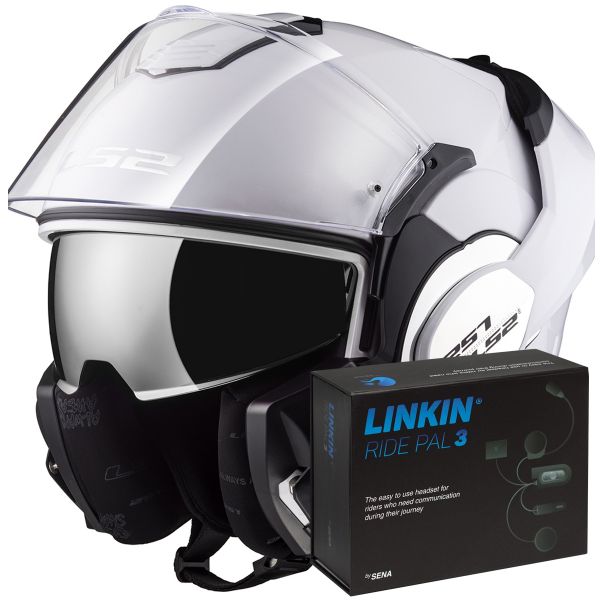 Klapp LS2 Valiant Solid Gloss White FF399