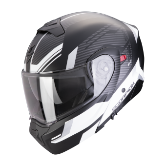 Casque System Scorpion Exo 930 Evo Sikon Matt Black White Casque System Scorpion Exo 930 Evo Sikon Matt Black White
