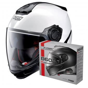System Nolan N40 5 GT Special N-Com White 15 + Kit Bluetooth B602R