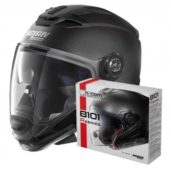 System Nolan N70 2 GT Special N-Com Black Graphite 9 + Kit Bluetooth B101R