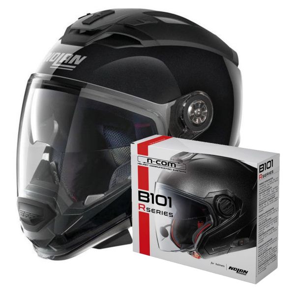 System Nolan N70 2 GT Special N-Com Metal Black 12 + Kit Bluetooth B101R