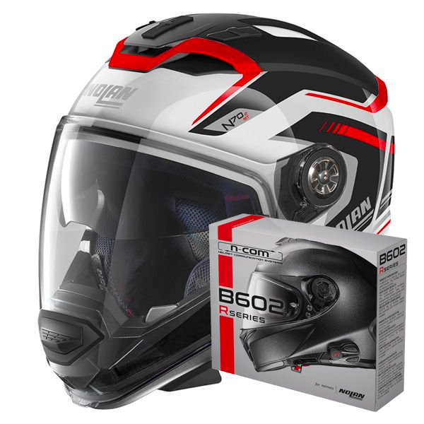 System Nolan N70 2 GT Switchback N-Com 60 + Kit Bluetooth B602R