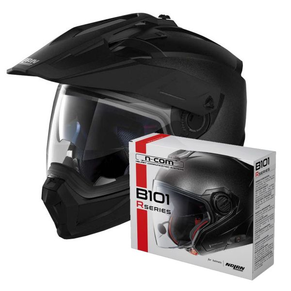 System Nolan N70 2 X Special N-Com Black Graphite 9 + Kit Bluetooth B101R