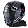 Casque System Scorpion Exo 930 Evo Ardens Black Chameleon + Bluetooth-Kit Exo-Com Link-1C