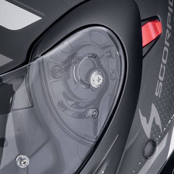 Scorpion Exo 930 Evo Ardens Matt Black Silver + Kit Bluetooth Lokui K30