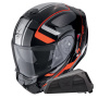Casque System Scorpion Exo 930 Evo Ardens Metal Black Red + Bluetooth-Kit Exo-Com Link-1