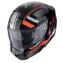 Casque System Scorpion Exo 930 Evo Ardens Metal Black Red