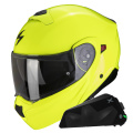 Pack Exo 930 Evo Solid Neon Yellow + Bluetooth-Kit Exo-Com Link-1C