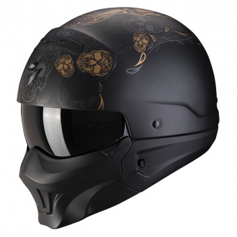 System Scorpion Exo Combat Evo Kalavera Black Matt Gold