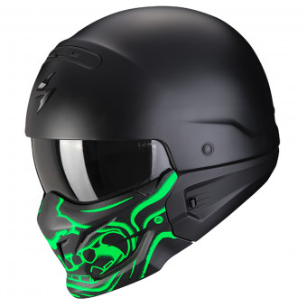 System Scorpion Exo Combat Evo Samurai Black Matt Green