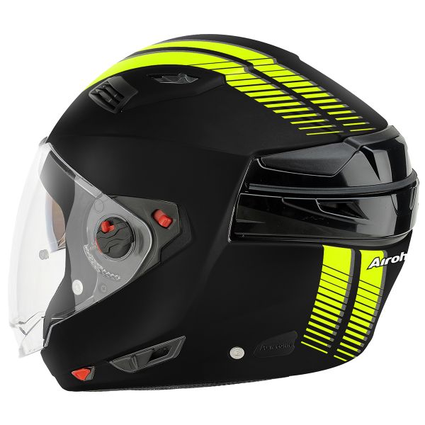 Airoh Executive Stripes Yellow Matt