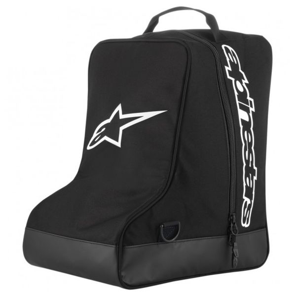 Fahrertaschen Alpinestars Boot Bag Black White