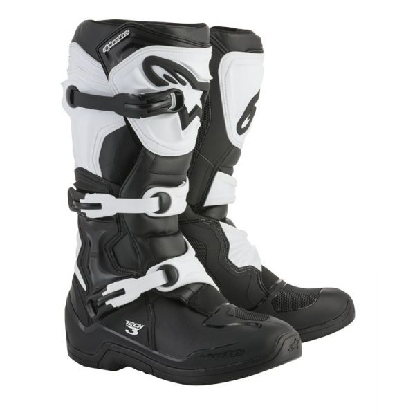 Cross Stiefel Alpinestars Tech 3 Black White Cross Stiefel Alpinestars Tech 3 Black White