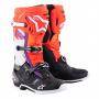 Cross Stiefel Alpinestars Tech 10 Black Red Fluo Orange Fluo White