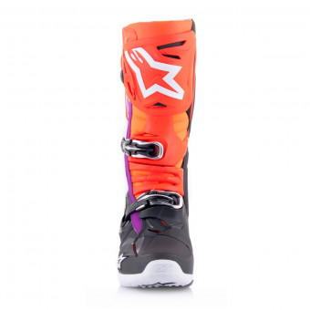 Alpinestars Tech 10 Black Red Fluo Orange Fluo White