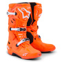 Cross Stiefel Alpinestars Tech 10 Supervented Orange Fluo Black White