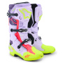 Cross Stiefel Alpinestars Tech 10 Supervented Purple Yellow Fluo Diva Pink