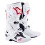 Cross Stiefel Alpinestars Tech 10 Supervented White Bright Red