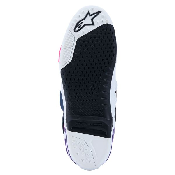 Alpinestars Tech 10 White Violet Navy Blue Pink Fluo