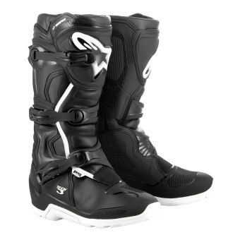 Cross Stiefel Alpinestars Tech 3 Enduro Waterproof Black White Cross Stiefel Alpinestars Tech 3 Enduro Waterproof Black White