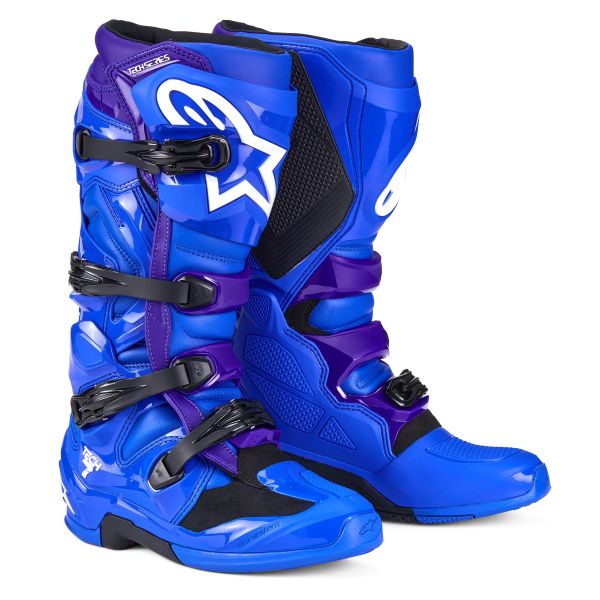 Cross Stiefel Alpinestars Tech 7 Blue Cross Stiefel Alpinestars Tech 7 Blue