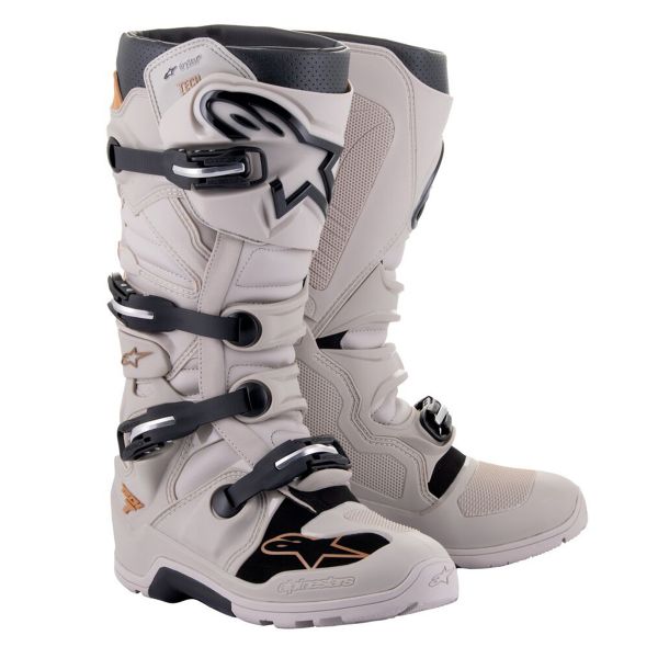 Cross Stiefel Alpinestars Tech 7 Enduro Drystar Grey Sand