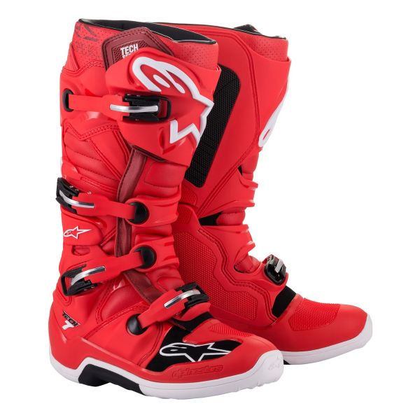 Cross Stiefel Alpinestars Tech 7 Red White