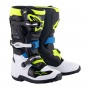 Cross Stiefel Alpinestars TECH 7 S Black Enamel Blue Yellow Fluo Kid