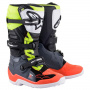 Cross Stiefel Alpinestars TECH 7 S Dark Gray Red Yellow Fluo Kind