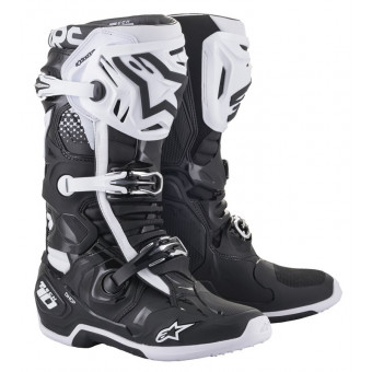 Cross Stiefel Alpinestars TECH 10 Black White Cross Stiefel Alpinestars TECH 10 Black White