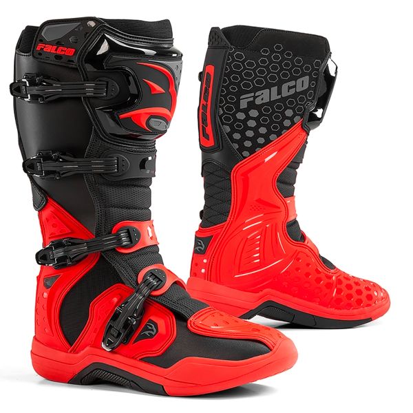 Cross Stiefel Falco Level 2 Black Red