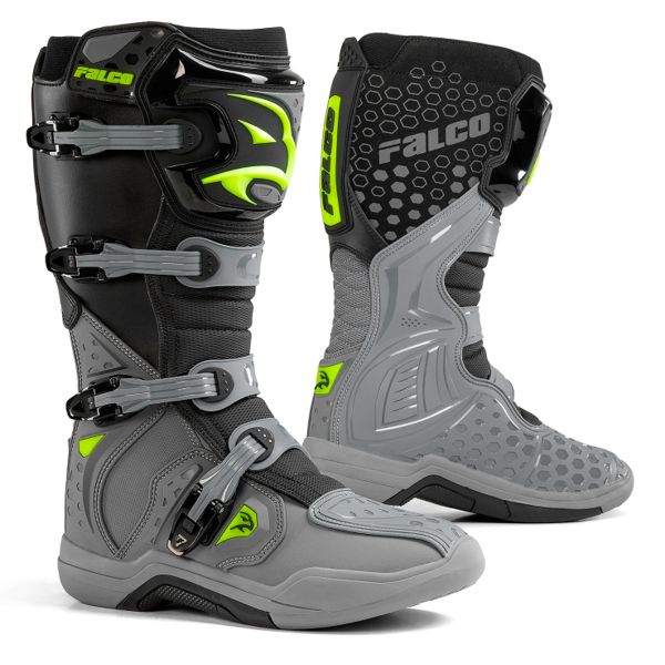 Cross Stiefel Falco Level 2 Grey Fluo