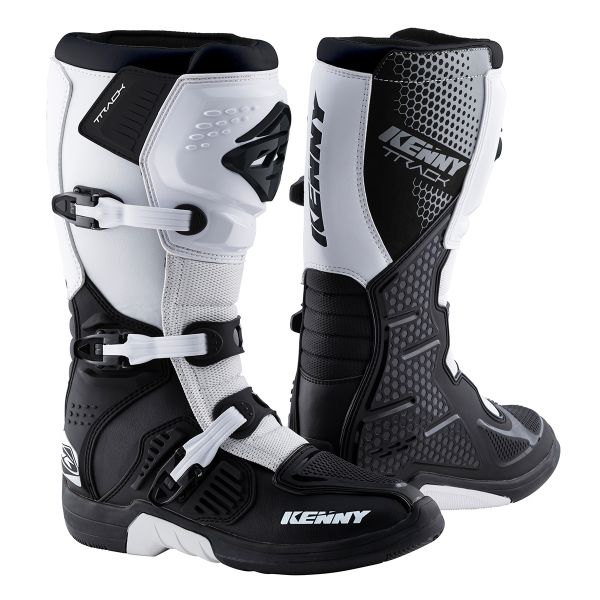 Cross Stiefel Kenny Track Black White Boots