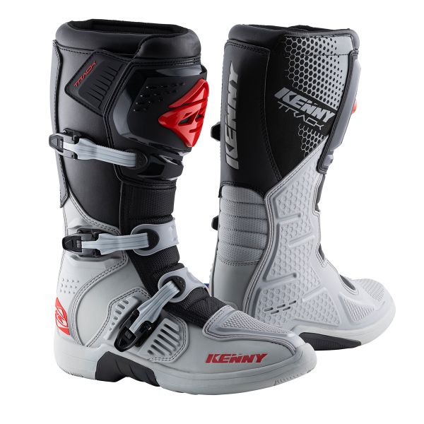 Cross Stiefel Kenny Track Grey Red Boots
