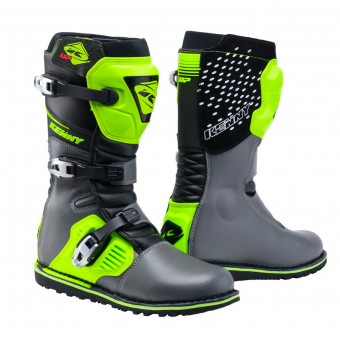 Cross Stiefel Kenny Trial Up Black Grey Neon Yellow Boots