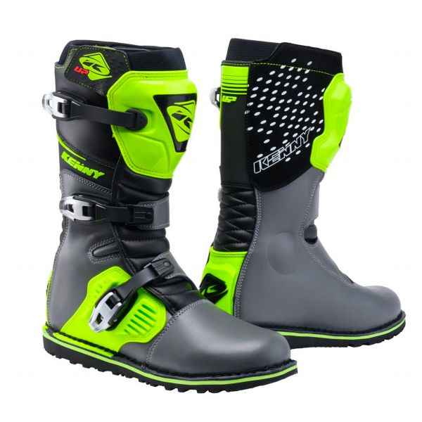 Cross Stiefel Kenny Trial Up Black Grey Neon Yellow Boots