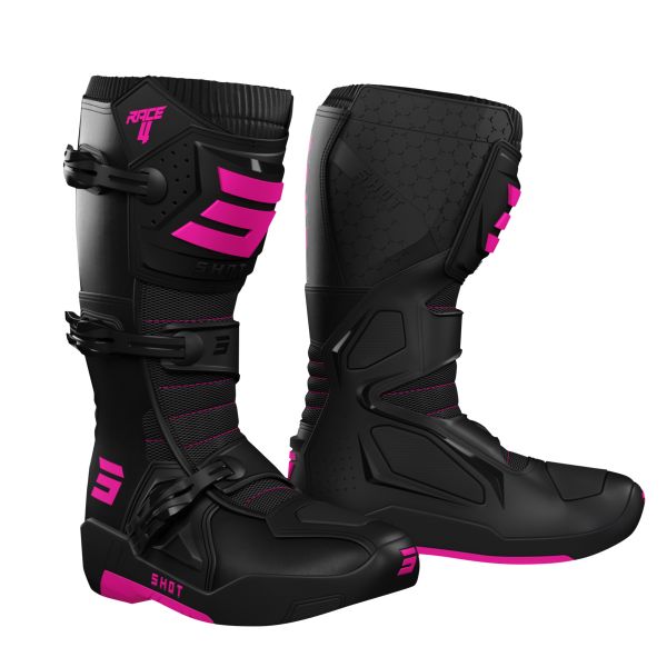 Cross Stiefel SHOT Race 4 Black Pink Cross Stiefel SHOT Race 4 Black Pink