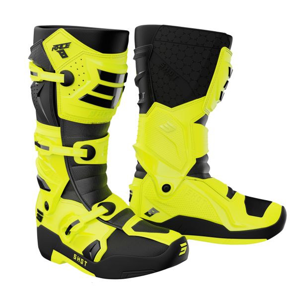 Cross Stiefel SHOT Race 8 Neon Yellow