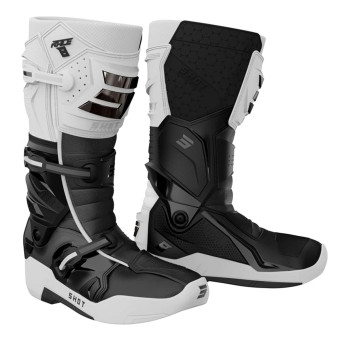 Cross Stiefel SHOT Race 8 White Black Chrome Cross Stiefel SHOT Race 8 White Black Chrome