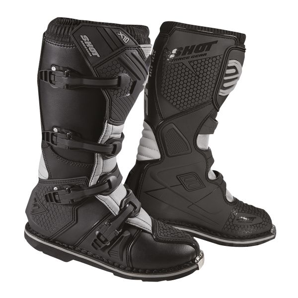 Cross Stiefel SHOT X10 2.0 Black Grey