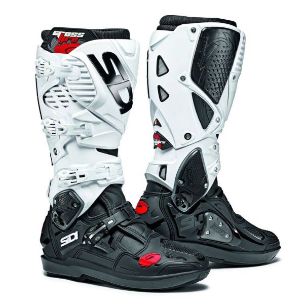 Cross Stiefel SIDI Crossfire 3 SRS Black White Cross Stiefel SIDI Crossfire 3 SRS Black White