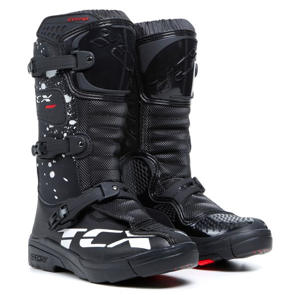 Cross Stiefel TCX Comp Kid Black Black White