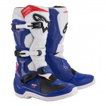 Cross Stiefel Alpinestars Tech 3 Blue White Red