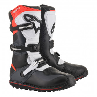 Cross Stiefel Alpinestars Tech T Black Gray Red Fluo Cross Stiefel Alpinestars Tech T Black Gray Red Fluo