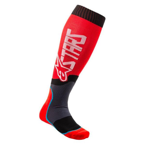 Cross Socken Alpinestars Mx Plus-2 Socks Red White Kid