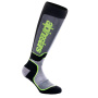 Cross Socken Alpinestars MX Plus Socks Black Grey Yellow Fluo