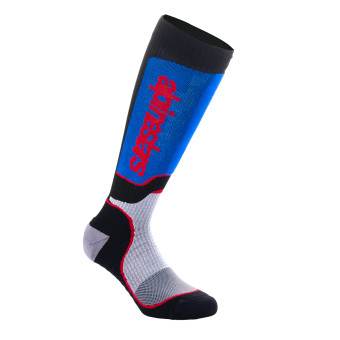 Cross Socken Alpinestars Youth MX Plus Black White Royal Blue Cross Socken Alpinestars Youth MX Plus Black White Royal Blue