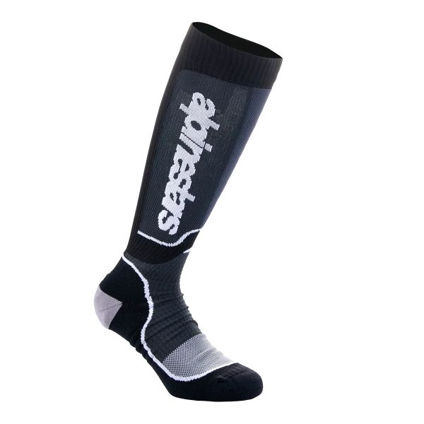 Cross Socken Alpinestars Youth MX Plus Black White Cross Socken Alpinestars Youth MX Plus Black White