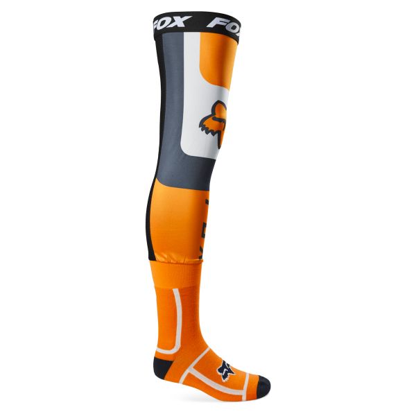 Cross Socken FOX Flexair Knee Brace Sock Flo Orange