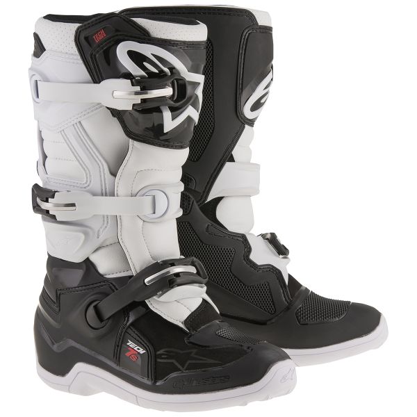 Cross Stiefel Alpinestars TECH 7 S Black White Kind Cross Stiefel Alpinestars TECH 7 S Black White Kind